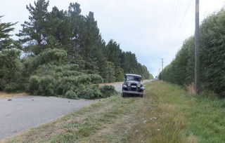 We missed the storm.